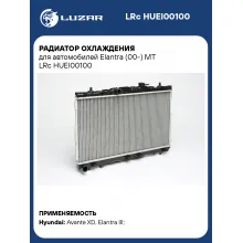 Радиатор охлаждения для автомобилей Elantra (00-) MT LRc HUEl00100 LUZAR