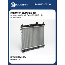 Радиатор охлаждения для автомобилей Getz (02-) MT LRc HUGz02110 LUZAR