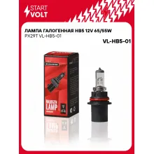 Лампа галогенная HB5 12V 65/55W PX29T VL-HB5-01 StartVolt