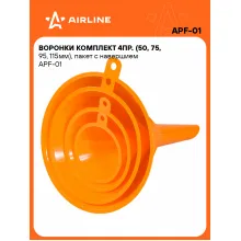 Набор воронок D-50; 75; 95; 115 мм 4 шт AIRLINE APF-01