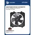Электровентилятор охлаждения для а/м Honda Civic 4D (06-) (с кожухом) LFK 2304 LUZAR