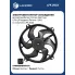 Электровентилятор охлаждения для автомобилей Citroen Berlingo I (96-)/Peugeout Partner I (96-) (с кожухом) LFK 2022 LUZAR