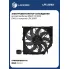 Электровентилятор охлаждения для автомобилей BMW X3 (E83) (04-) (с кожухом) LFK 26183 LUZAR