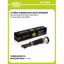 Стойка пневматическая передняя для автомобиля Mercedes-Benz S-Class (98-) AG 15950 TRIALLI
