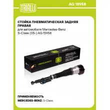 Стойка пневматическая задняя правая для автомобиля Mercedes-Benz S-Class (05-) AG 15958 TRIALLI