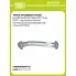 Труба промежуточная для автомобилей Лада 21101 1.6 до 2007 г. под каталитический коллектор (алюминизированная сталь) ECP 0104 TRIALLI