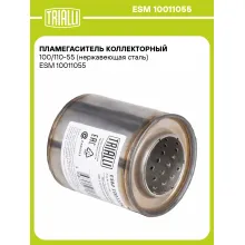 Пламегаситель коллекторный 100/110-55 (нержавеющая сталь) ESM 10011055 TRIALLI