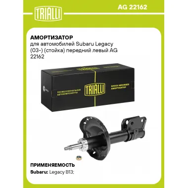 Амортизатор передний для Subaru Legacy (03-) AG 22162