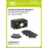 Колодки тормозные дисковые для автомобилей Peugeot Citroen C4 Picasso (06-)/Grand Picasso (06-) задние PF 4025 TRIALLI