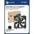 Электровентилятор охлаждения для автомобилей Chery Tiggo (T11) (05-) (с кожухом) LFK 3002 LUZAR