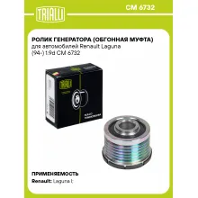 Ролик генератора (обгонная муфта) для автомобилей Renault Laguna (94-) 1.9d CM 6732 TRIALLI