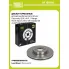 Диски тормозные для автомобилей Land Rover Discovery (04-) 4.4i / Range Rover Sport (05-) 4.4i передние d=337 DF 130105 TRIALLI
