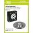 Диски тормозные для автомобилей Mazda 626 (97-) / Premacy (99-) передние d=258 DF 250108 TRIALLI