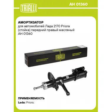 Амортизатор передний для 2170 Priora стойка AH 01360