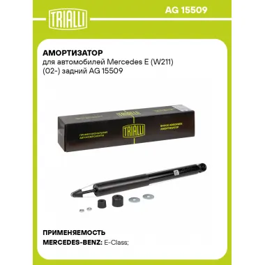Амортизатор задний для Mercedes E (W211) (02-) AG 15509