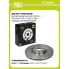 Диски тормозные для автомобилей Audi A3 (03-) / VW Golf V (03-) / Golf VI (08-) передние d=345 DF 180129 TRIALLI