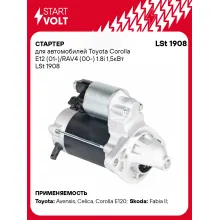 Стартер для автомобилей Toyota Corolla E12 (01-)/ RAV4 (00-) LSt 1908