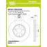 Диски тормозные для автомобилей Mazda CX-5 (12-) / (17-) / 6 (12-) передние d=297 окрашенные DF 084512 TRIALLI