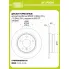 Диски тормозные для автомобилей BMW 3 (E36) (90-) / 3 (E46) (98-) задние d=280 DF 270058 TRIALLI