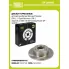 Диски тормозные для автомобилей Renault Master (98-) / Opel Movano (98-) задние d=305 не вентилируемые DF 261012 TRIALLI
