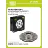 Диски тормозные для автомобилей Toyota Mark II X90 (92-) / X100 (96-) передние d=255 DF 117105 TRIALLI