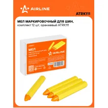 Ремкомплект для бескамерных шин, мел маркировочный для шин 12 шт AIRLINE ATRK111