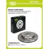 Диски тормозные для автомобилей Kia Spectra (00-) передение d=258 DF 073104 TRIALLI