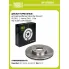 Диски тормозные для автомобилей Hyundai Accent III (05-) / Verna (06-) / Kia Rio II (05-) DF 073203 TRIALLI