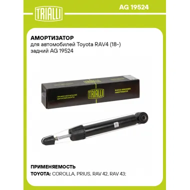 Амортизатор для Toyota RAV4 (18-) задний