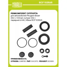 Ремкомплект суппорта для автомобилей Peugeot Boxer (06-) / Citroen Jumper (06-) передний d=44 / 48мм RCF 103565 TRIALLI