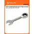Ключ с трещоткой рожковый 15 мм комбинированный PRO короткий AIRLINE ATAL018