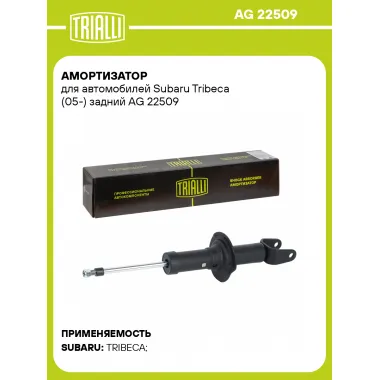 Амортизатор для Subaru Tribeca (05-) задний AG 22509