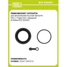 Ремкомплект суппорта для автомобилей Hyundai Santa Fe (00-) / Trajet (00-) передний d=43мм RCF 200301 TRIALLI