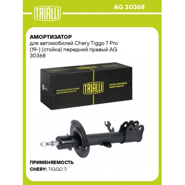 Амортизатор для Chery Tiggo 7 Pro (19-) (стойка) передний правый AG 30368