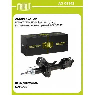 Амортизатор для Kia Soul (09-) (стойка) передний правый