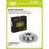 Диски тормозные для автомобилей Audi 80 (91-) передние d=280 полные DF 084615 TRIALLI