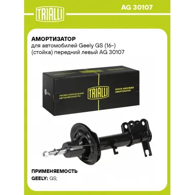 Амортизатор для Geely GS (16-) (стойка) передний левый