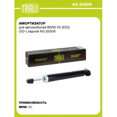 Амортизатор для BMW X5 (E53) (00-) задний