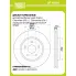 Диски тормозные для автомобилей Jeep Grand Cherokee (05-) / Comander (06-) передние d=328 окрашенные DF 117210 TRIALLI
