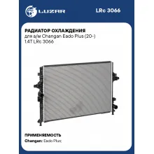 Радиатор охлаждения для а/м Changan Eado Plus (20-) 1.4T LRc 3066 LUZAR