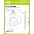 Диски тормозные для автомобилей Toyota Avensis (97-) передние d=260 окрашенные DF 084206 TRIALLI