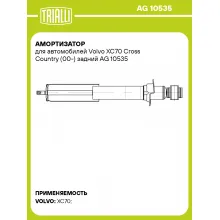 Амортизатор для Volvo XC70 Cross Country (00-) задний