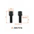 Болт колесный M14x1,5x33x58, сфера R14, ключ 19, чёрный электрофорез для а/м VW/Mercedes ABLT016 AIRLINE