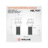 Болт колесный M12x1,25x25x53, конус, ключ 17, дакромет для а/м Лада/Peugeot/Citroen ABLT017 AIRLINE