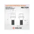 Болт колесный M12x1,25x22x47, конус, ключ 17, дакромет для а/м Лада/Fiat ABLT024 AIRLINE