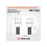 Болт колесный M12x1,25x28x57,4, конус, ключ 19, дакромет для а/м Jeep/Dodge ABLT032 AIRLINE