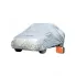 Тент чехол для автомобиля с боковой молнией универсальный защитный от дождя и снега влагооталкивающий укрывной серый S
