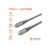 Кабель Type C Lightning для зарядки Iphone/IPad 200 см 5 В с функцией быстрой зарядки PD AIRLINE ACH-C-40