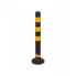 Столбик парковочный 750мм(ССУ) 3 световозвр.полосы, болт.креп., пластик, черный ADPP003 AIRLINE