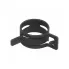 Хомут пружинный 23 (21-24,7/12мм), мин.22,3мм, самозажимной, хром-цинк(dacromet),черный шт. ADSH011 AIRLINE